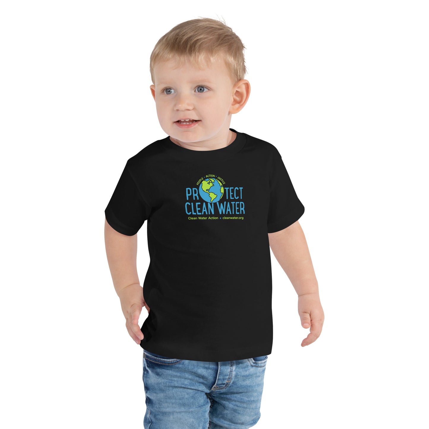Clean Water Toddler Short Sleeve Tee - Protect Clean Water