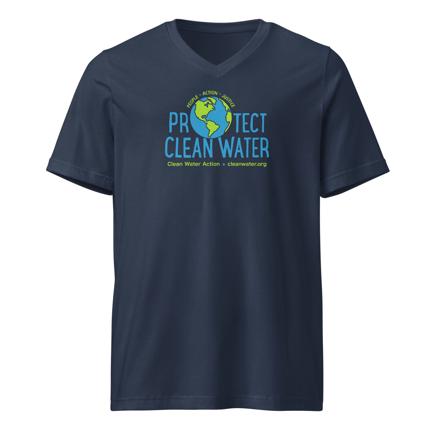 Clean Water Slim Fit V-Neck Tee - Protect Clean Water